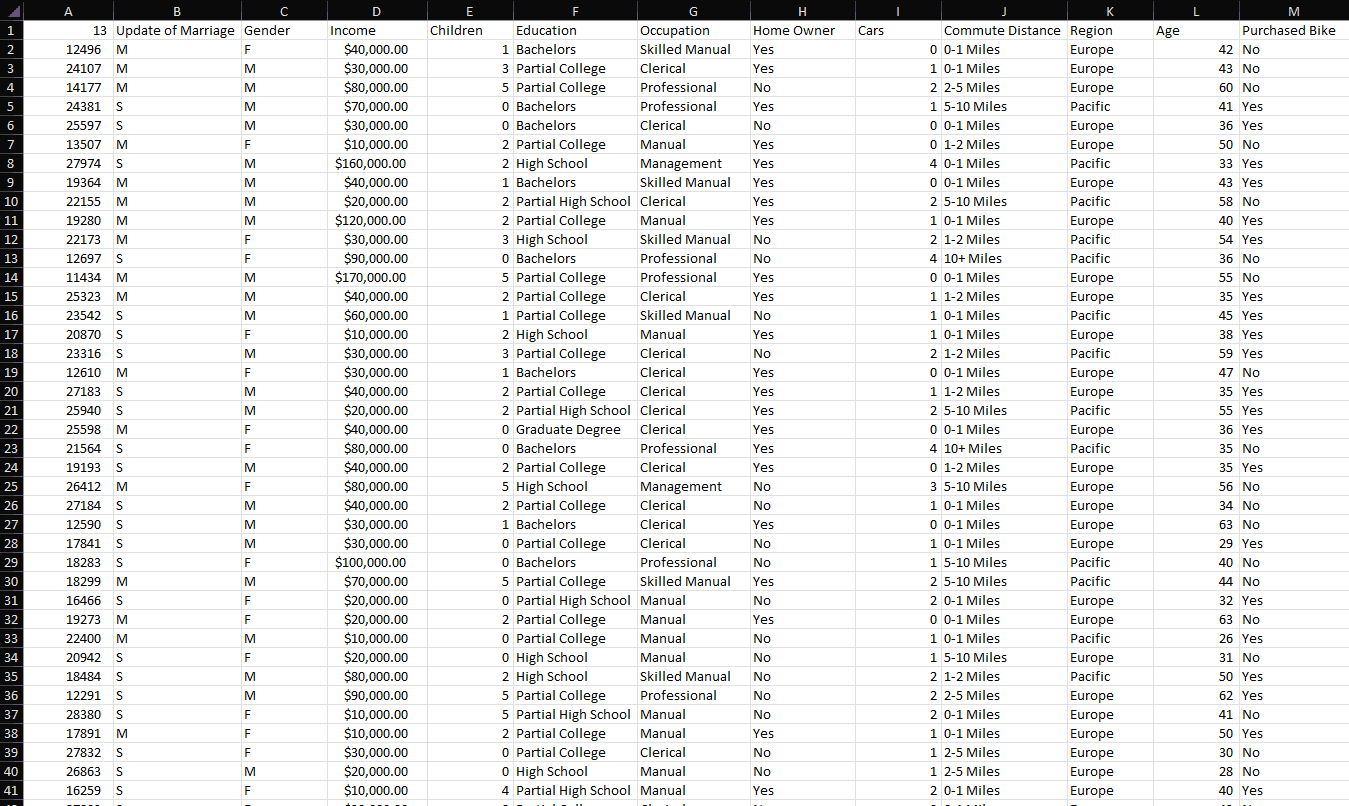 Raw Data Screenshot