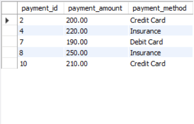 MySQL procedure result - 1