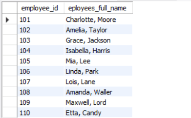 MySQL union result